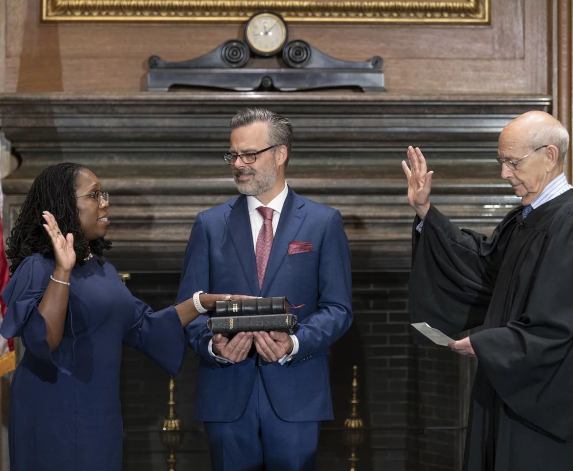 Ketanji Brown Jackson sworn in as first Black woman on the Supreme Court