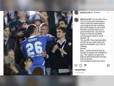Chelsea legend Terry pays tribute to 'best owner' Abramovich in passionate post