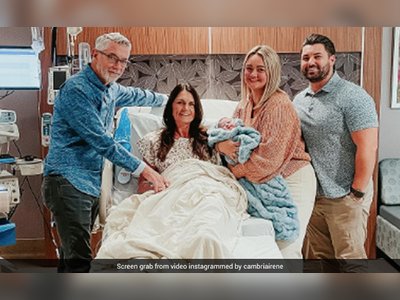 56-Year-Old US Woman Gives Birth To Son And Daughter-In-Law's Baby