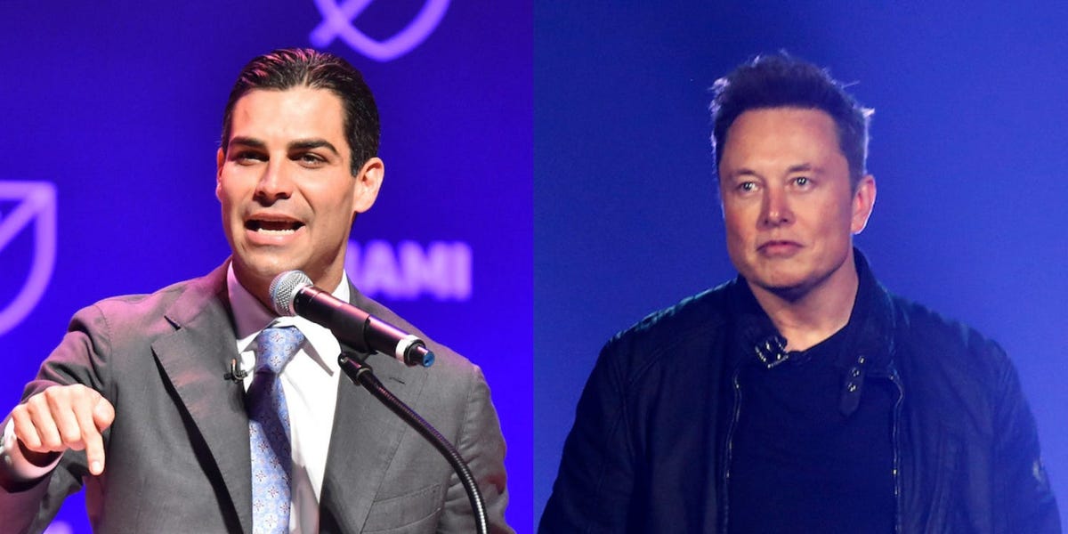 Miami Mayor Francis Suarez tapped several people close to Elon Musk to urge him to relocate Twitter out of San Francisco: 'They belong here'