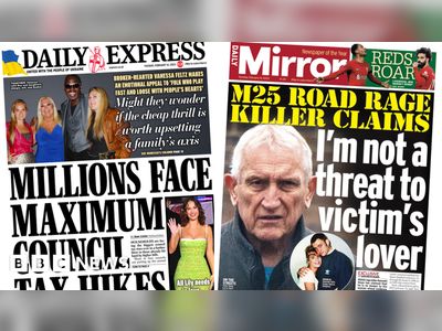 Newspaper headlines: 'China security risk' and 'Couzens police failings'