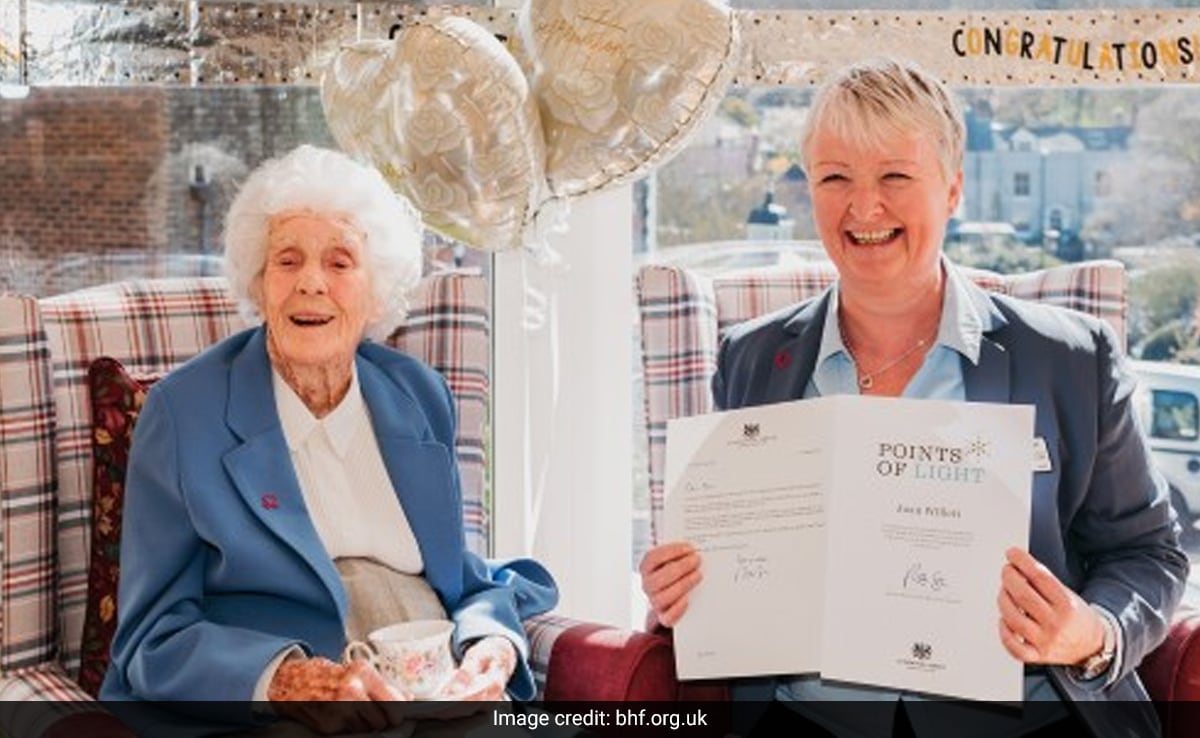 106-Year-Old Fundraiser Gets The Prime Minister's Honour In UK