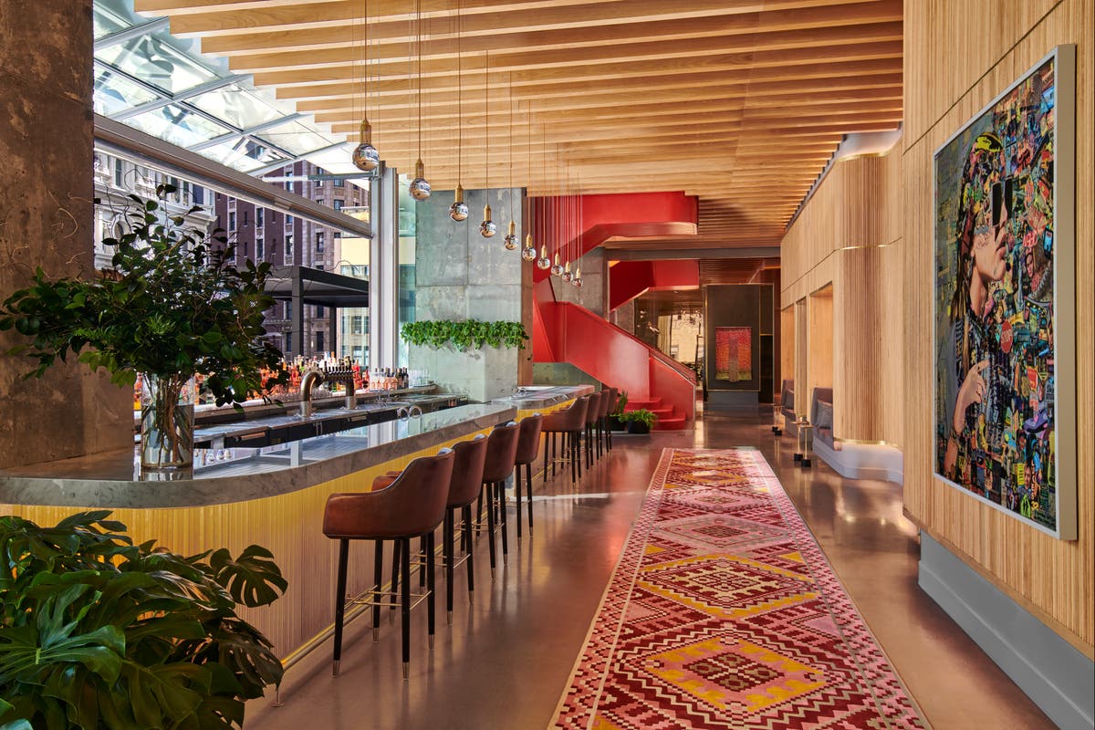 Inside Richard Branson’s playful new Manhattan mega hotel